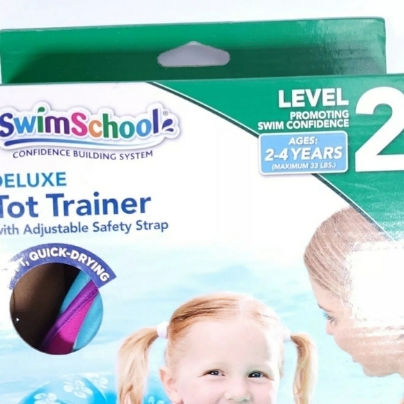 NIB Swim School Deluxe Tot Trainer Float Tube Pool Learn Traning Toddler Child - Picture 7 of 10